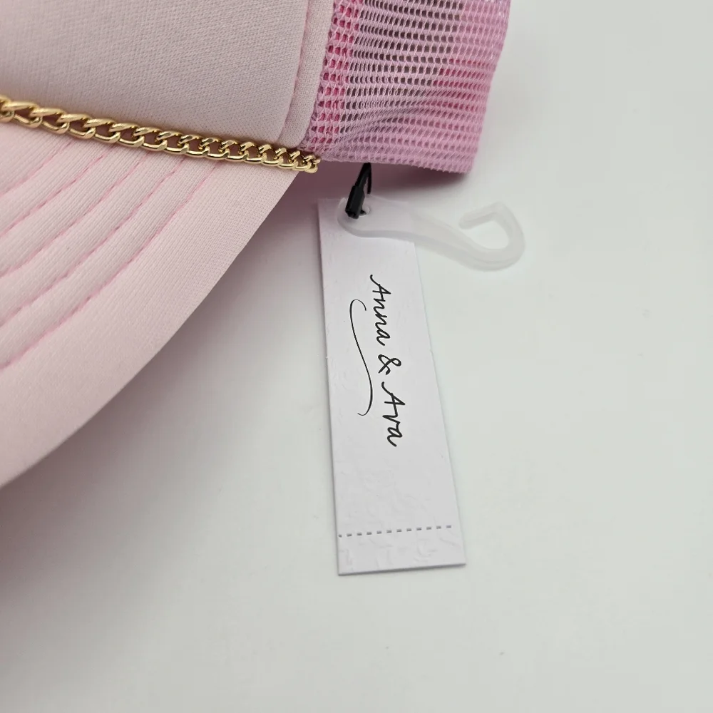 NEW Anna & Ava Pink Adjustable Trucker Hat Cap XO LOVE
